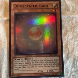 Yugioh 1x Consecrated Light AP04-EN006 Super Rare Unlimited Edition Near Mint - Image 1