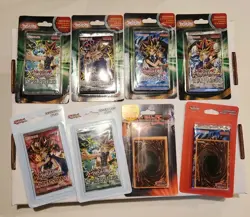 Yu-Gi-Oh Booster Blister Lot Of 8 - 8x Packs + 2008 MJ Blister - New & Sealed - Image 1