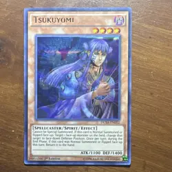 Yu-Gi-Oh! Tsukuyomi DUSA-EN052 Duelist Saga 1st Ed Rare Holo Spellcaster Spirit - Image 1