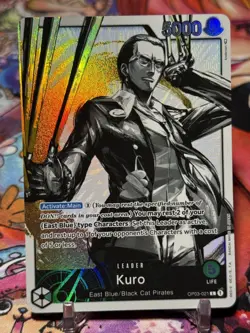 KURO - One Piece TCG OP03-021 - AAL Alt Art Leader - Pillars of Strength - Image 1