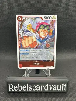 One Piece Premium Booster The Best Vol. 2 Koby #PRB02-001 RARE NM - Image 1