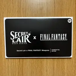 MTG Secret Lair x FINAL FANTASY: Weapons EN Rainbow Foil English [NEW & SEALED] - Image 1