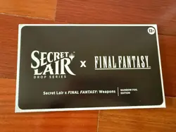 MTG Secret Lair x FINAL FANTASY: Weapons Rainbow Foil Edition EN New/Sealed - Image 1