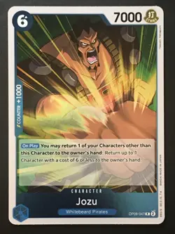 One Piece TCG Jozu OP08-047 Two Legends Rare Foil English NM - Image 1