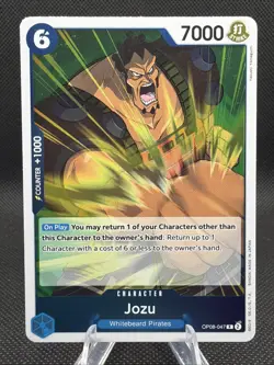 Jozu OP08-047 R One Piece Card Game Two Legends Foil English - Near Mint - Image 1