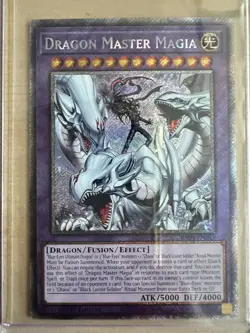 Dragon Master Magia Platinum Secret Rare RA04-EN055 - Image 2