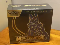 Pokemon TCG Mega Evolution Elite Trainer Box Lucario ETB Brand New Sealed - Image 1