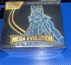 Pokemon TCG Mega Evolution Lucario Elite Trainer Box ETB Factory Seal! - Image 1