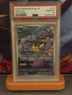 Pokemon Pikachu 173/165 Sv2a Card 151 Art Rare (Japanese) - PSA GEM MINT 10 - Image 1