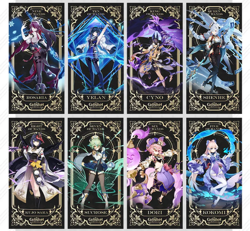 Genshin Impact cartes de Tarot Display Box Pack 56 Pcs TCG Manga Anime Cards - Image 3