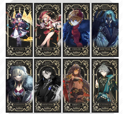 Genshin Impact cartes de Tarot Display Box Pack 56 Pcs TCG Manga Anime Cards - Image 5