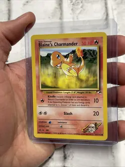 BLAINE'S CHARMANDER - 61/132 - GYM HEROES - POKEMON CARD - NM/MT Vintage Vtg - Image 2