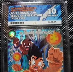 Dragon Ball Super Card Son Goku And Uub Seeds Of The Future Scr - Image 2