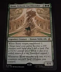 Bumi Eclectic Earthbender Magic The Gathering MTG Card NM Never Played - Image 1