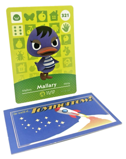 Animal Crossing Nintendo Amiibo - MALLARY #321 - Series 4 Authentic Card - Image 1