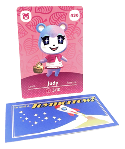 Animal Crossing Nintendo Amiibo - JUDY #430 - Series 5 Authentic Card - Image 1