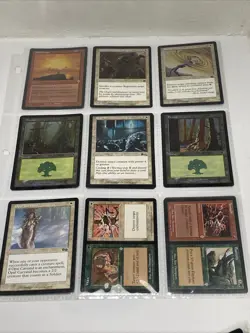 Magic The Gathering Binder Page Card Lot Vintage 90 + Cards Mixed LP-NM - Image 5