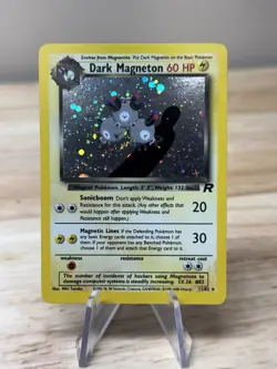 Dark Magneton - 11/82 - Pokemon Team Rocket Unlimited Holo Rare Card WOTC NM - Image 1