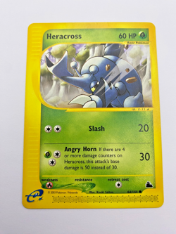 Pokemon Card - Non-Holo Heracross 64/144 Skyridge *EX* e-Card Common - Image 1