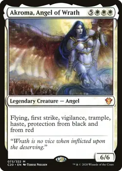 Akroma, Angel of Wrath #73 *Normal* (NM) - Commander 2020 MTG - Image 1