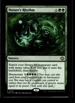 NATURE'S RHYTHM Tarkir Dragonstorm #150 TDM(NM+)(MTG) - Image 1