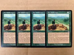 MTG 4x Far Wanderings # 125 Torment Pauper Legacy Magic the Gathering x4 NM - Image 1