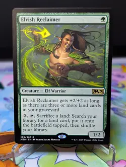 MTG Core Set 2020- Elvish Reclaimer 169 Regular - Image 1