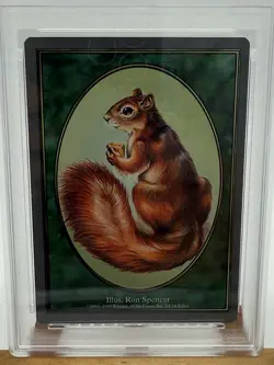 1998 Magic The Gathering MTG Squirrel Token Unglued #94 PSA 9 Pop 2 - Image 5