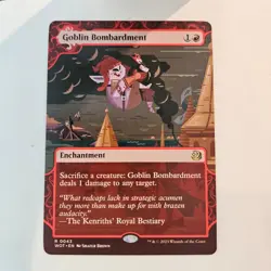 Goblin Bombardment Wilds of Eldraine Enchanting Tales 43 NM Magic The Gathering - Image 1