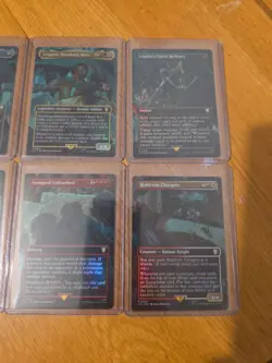 MTG: Tales of Middle-earth. Aragorn at Helms Deep Borderless SurgeFoil Set. - Image 3