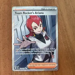 Pokemon TCG Team Rocket’s Ariana 224/182 Destined Rivals Ultra Rare NM Card - Image 1