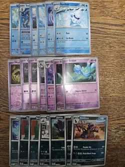 Pokemon TCG Bulk +800 Cards from SV Blk Bolt, Wht Flare, 151, MegEvo, Surging - Image 2