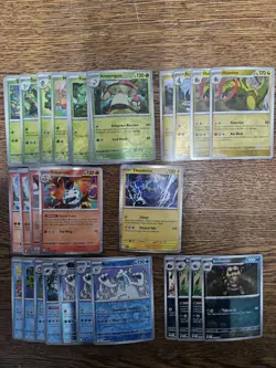 Pokemon TCG Bulk +800 Cards from SV Blk Bolt, Wht Flare, 151, MegEvo, Surging - Image 3