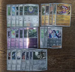 Pokemon TCG Bulk +800 Cards from SV Blk Bolt, Wht Flare, 151, MegEvo, Surging - Image 4