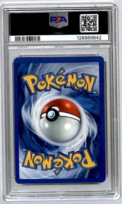 Lugia 2000 Neo Genesis Unlimited Holo Rare (Swirl) #9 *LIE* PSA 7 - Image 2