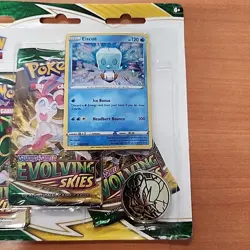 Pokemon TCG Sword & Shield Evolving Skies 3 Pack Blister + Umbreon Promo Card - Image 4