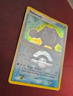 POLIWRATH 11/112 EX FireRed & LeafGreen REVERSE HOLO RH Pokemon TCG card NM+ - Image 2