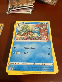 Pokemon TCG Pokemon Croconaw Croconaw Uncommon Regular 056/204 - Image 1