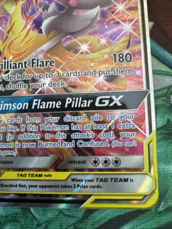 Pokemon Charizard & Braixen GX Tag Team Black Star Promo SM230 TCG NM - Image 4