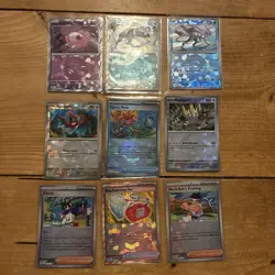 Prismatic Evolutions Bundle x9 Pokeball Reverse Holo Pokemon 024/131 063/131 NM - Image 1
