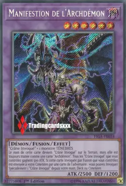 ♦Yu-Gi-Oh!♦ Manifestation de l'Archdemon (Crane Invoque) : FIGA-FR034 -VF/SE- - Image 1