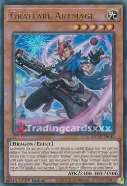 Yu-Gi-Oh! Graflare Artmage : UR DUAD-FR010 - Image 1