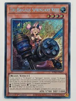 Yu Gi Oh - BPRO-EN025 Tri-Brigade Springans Kitt - Secret Rare - Image 1