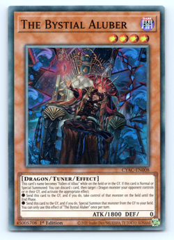The Bystial Aluber - CYAC-EN008 - Super Rare - 1st Edition Yugioh - Image 1