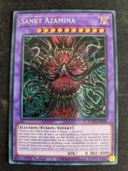 Yu-Gi-Oh! SUDA-DE036 Sankt Azamina Secret Rare NM 1st - Image 1