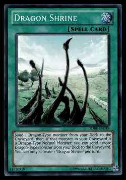 DRAGON SHRINE SDBE-EN019 SAGA OF BLUE-EYES WHITE DRAGON STRUCTURE DECK YU-GI-OH - Image 1