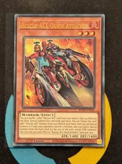 BPRO-EN023 Rescue-ACE Quick Attacker Ultra Rare 1st Edition YuGiOh - Image 1