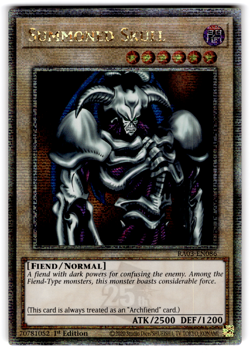 YUGIOH SUMMONED SKULL QUARTER CENTURY SECRET RARE NM RA03-EN086 - Image 1