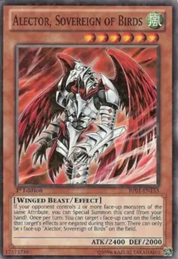 1x (LP) Alector, Sovereign of Birds - BP01-EN153 - Starfoil Rare - 1st Edition - Image 1