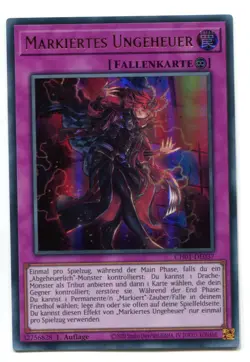 Yu-Gi-Oh! Markiertes Ungeheuer Ultra Rare CH01-DE037 - Image 1